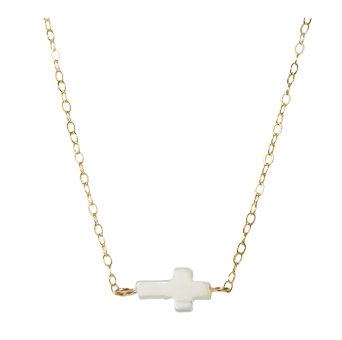 Pearl Cross Necklace