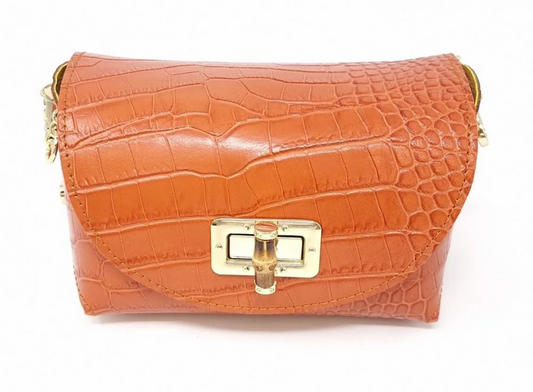 Orange Croc Bag