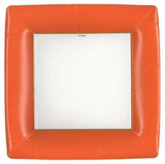 Grosgrain Square Paper Dinner Plates - 8 Per Package