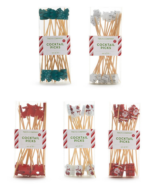 Christmas Cocktail Picks