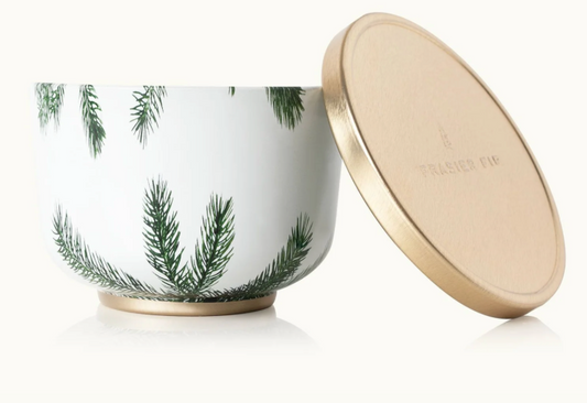 Fraiser Fir Gold Tin Candle