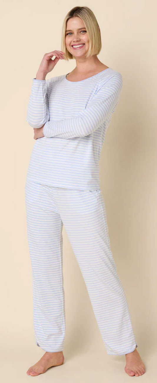 LB Pima Stripe PJs