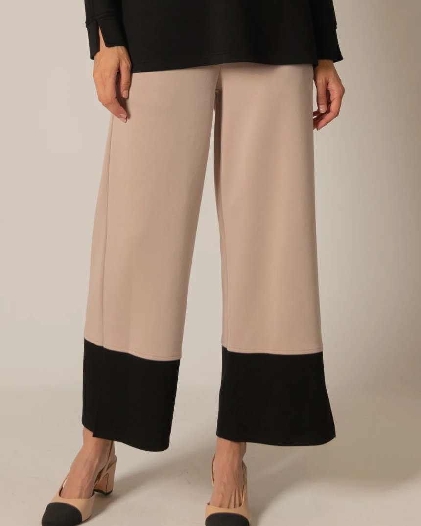 Taupe and Black Pant