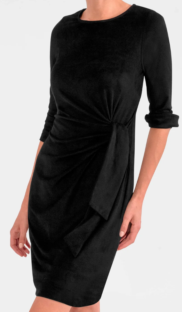 Silky Black Dress M