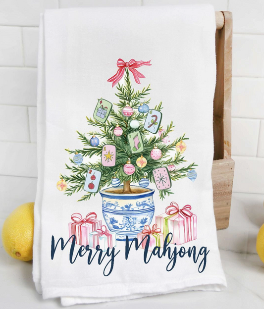 Merry Mahjong Towel