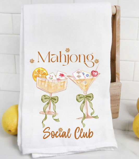 Mahjong Social Club Towel