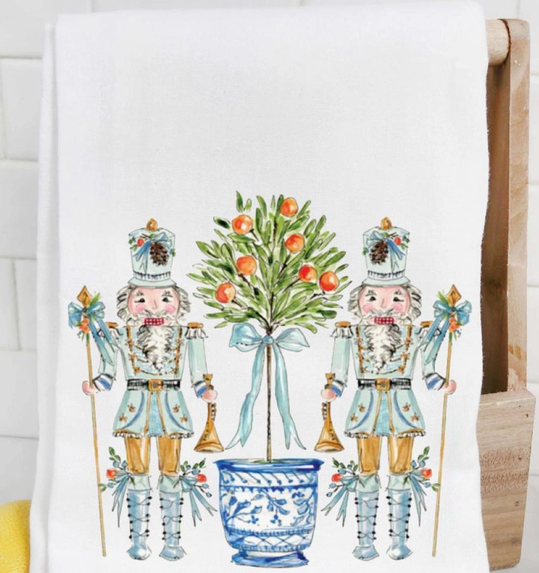 Chinoiserie Nutcracker Towel