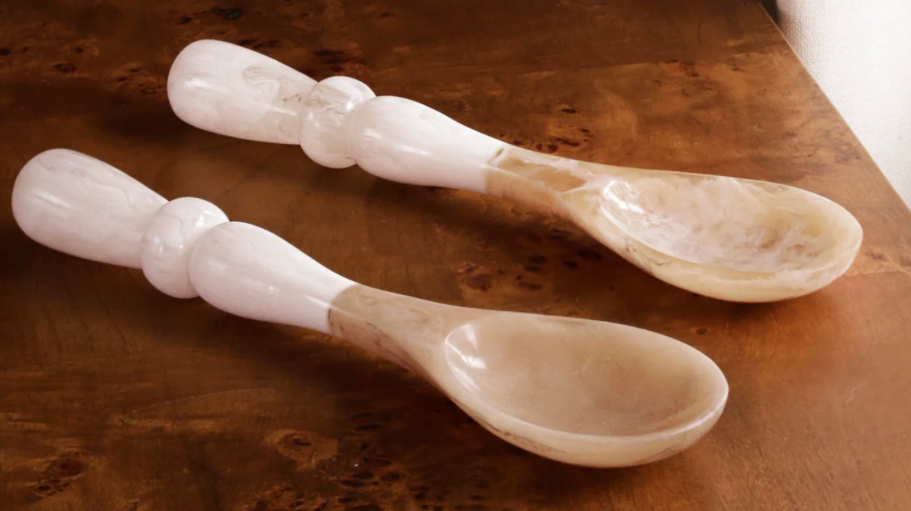 Alabaster Salad Server