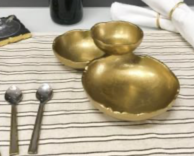 Three Gold Bowls