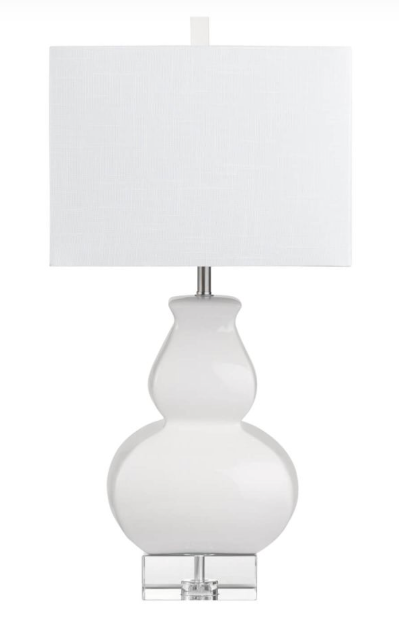 White Serafina Table Lamp
