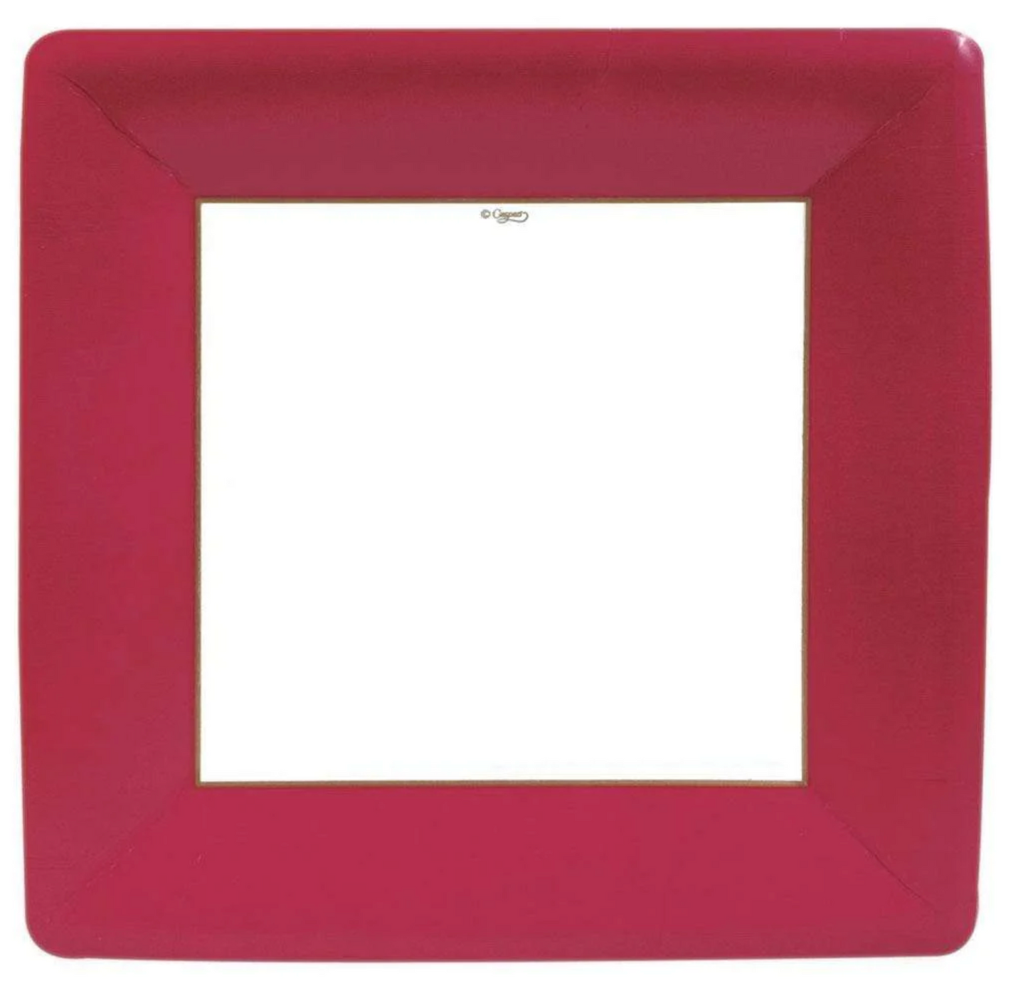 Grosgrain Square Paper Dinner Plates - 8 Per Package