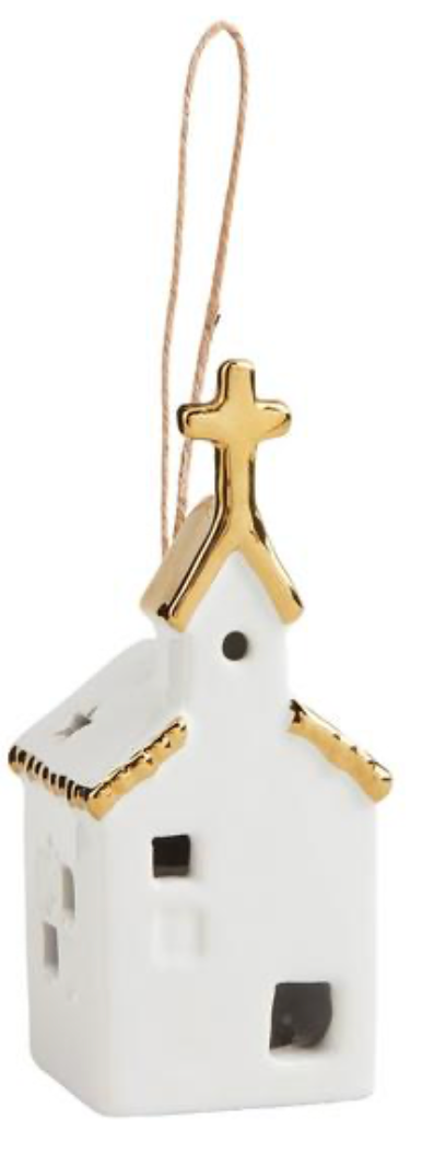 Light-up Church Ornament