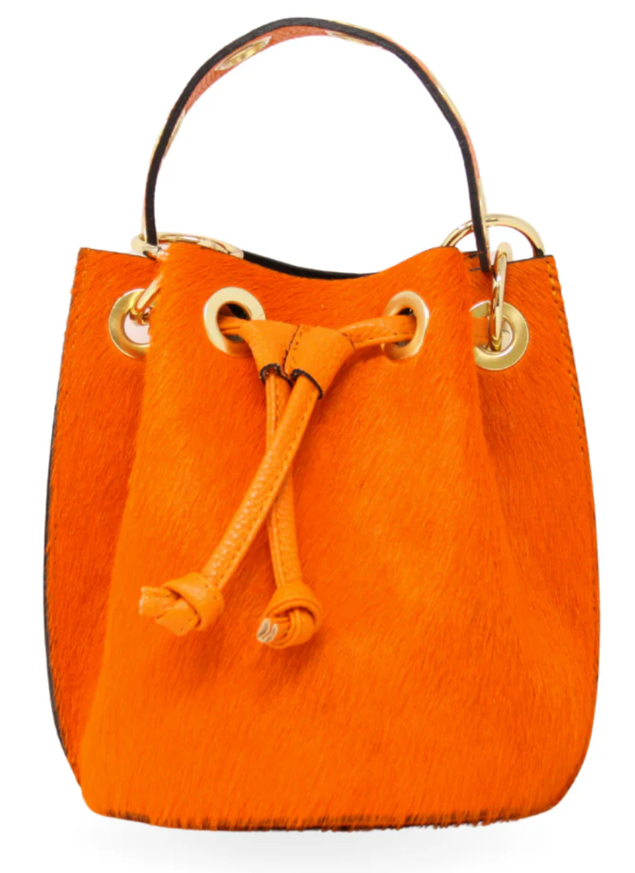 Cowhide Bucket