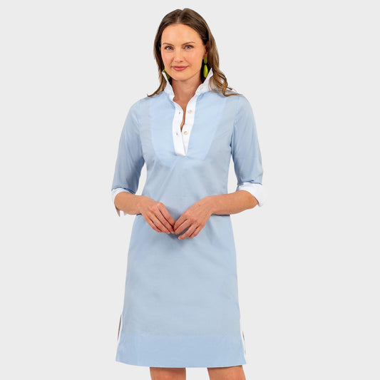 Shirt Tail Dress in Periwinkle