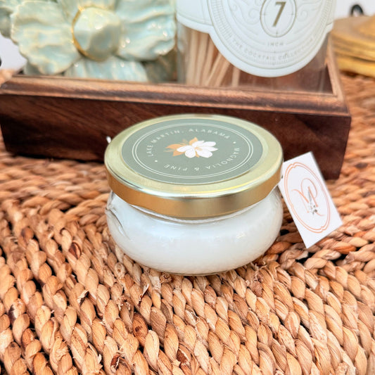 Small Magnolia & Pine Candle, alternate view