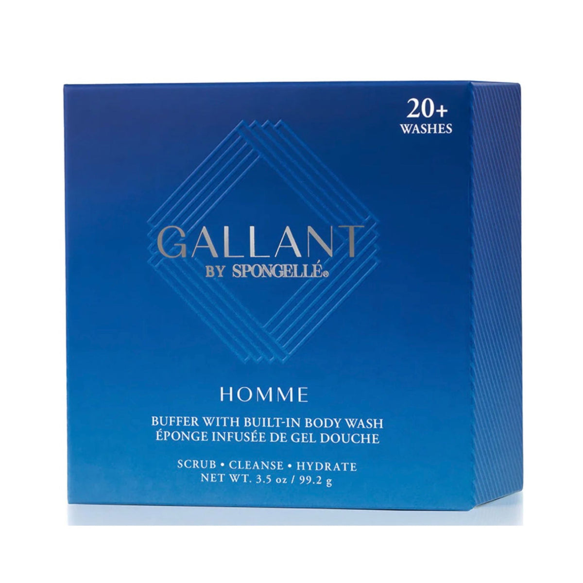 Men's Homme body wash sponge, Gallant scent