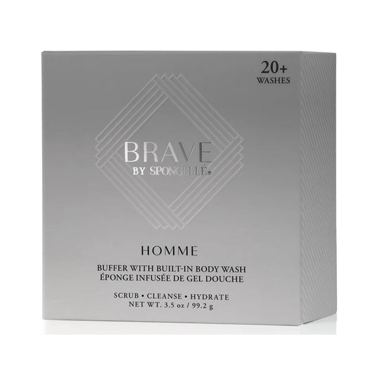 Men's Homme body wash sponge, Brave scent