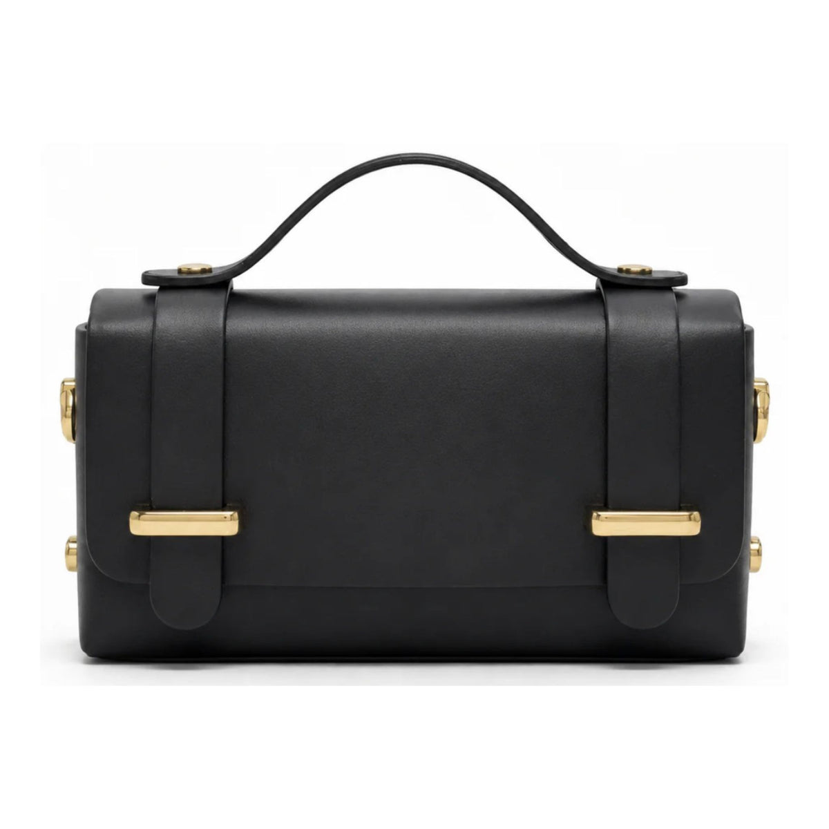 Top-Handle Crossbody Bag in Black