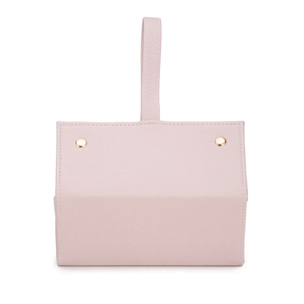 Travel Eyewear & Jewelry Case in pink vegan leather
