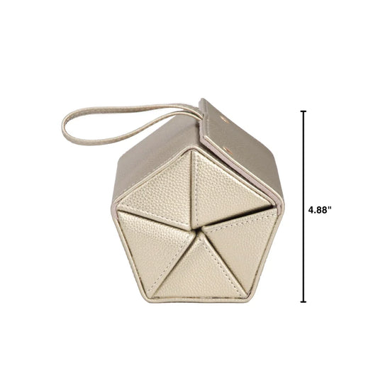 Travel Eyewear & Jewelry Case dimensions, side view