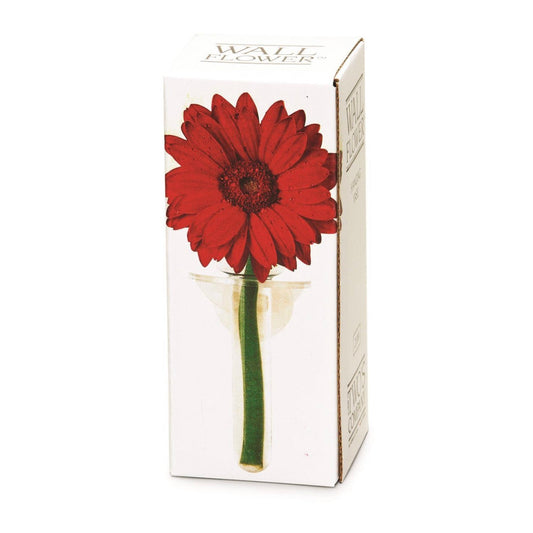Suction-mount wall vase with acrylic base, gift box view