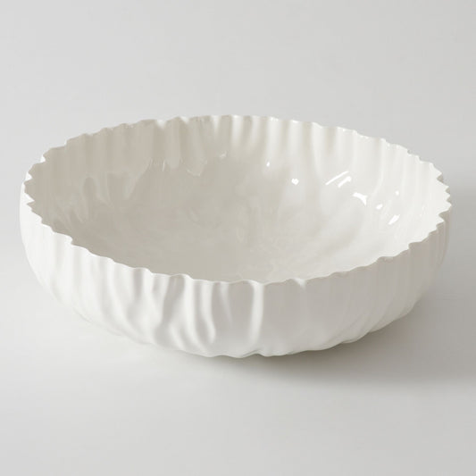 White Porcelain Serving Bowl