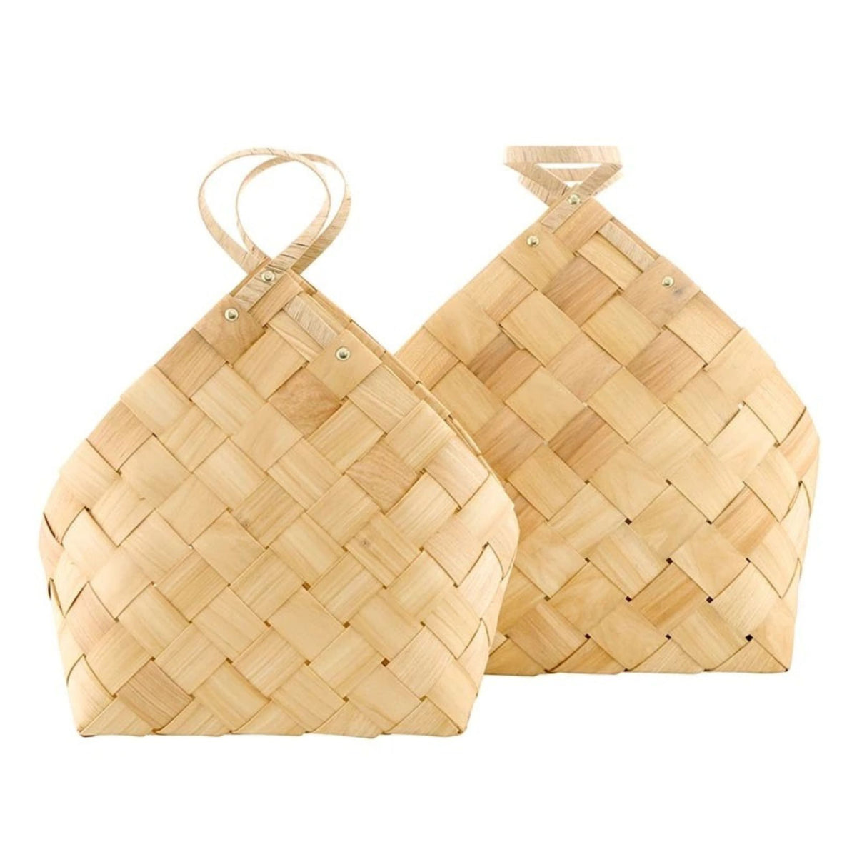 Woven Wood Fiber Basket