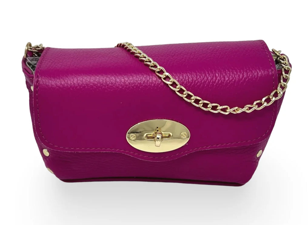 Anne-Mini Crossbody Bag in Hot Pink