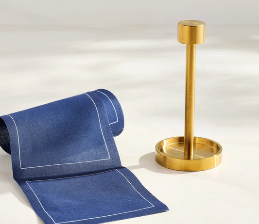 Cocktail napkin stand, front view