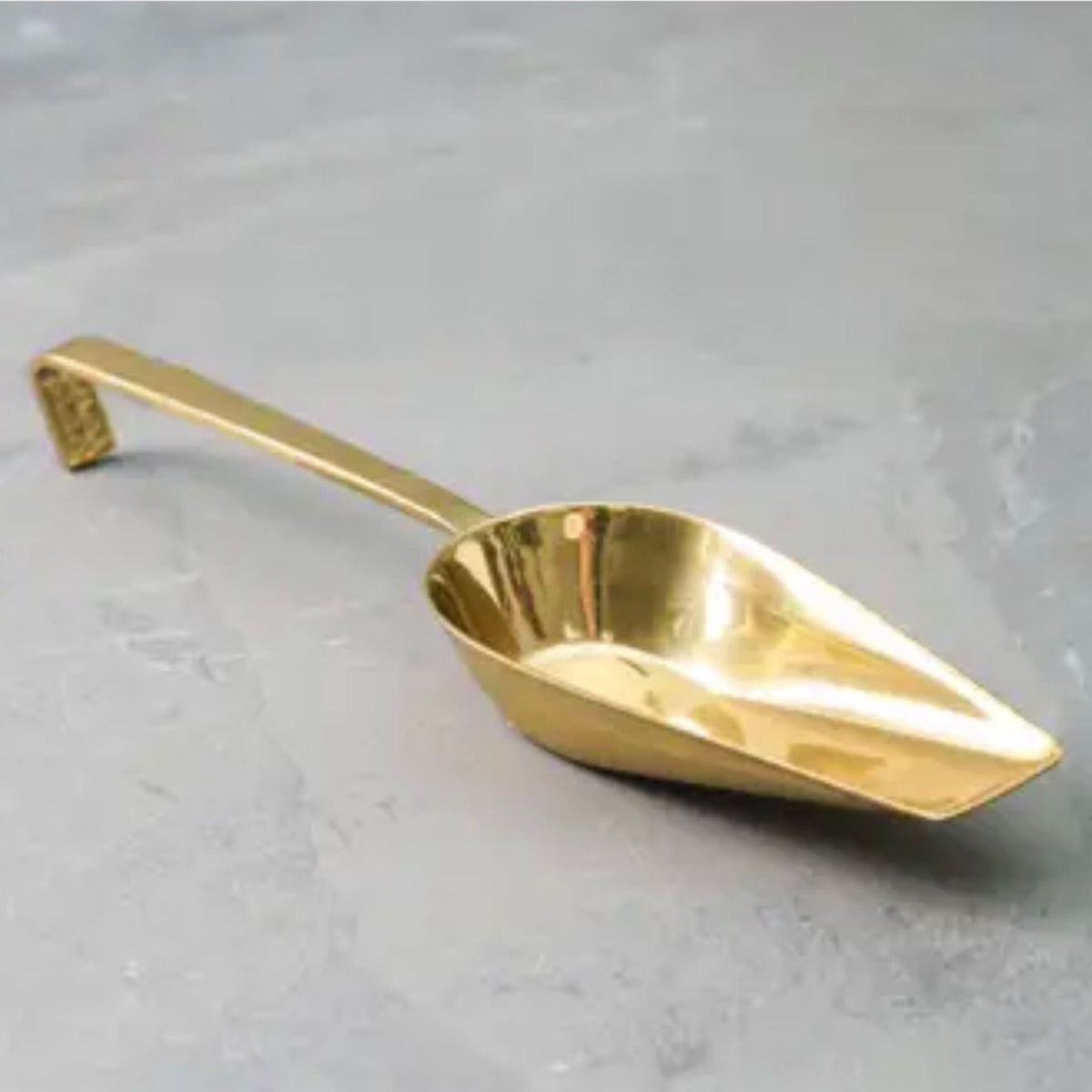 Gold Hammered Scoop
