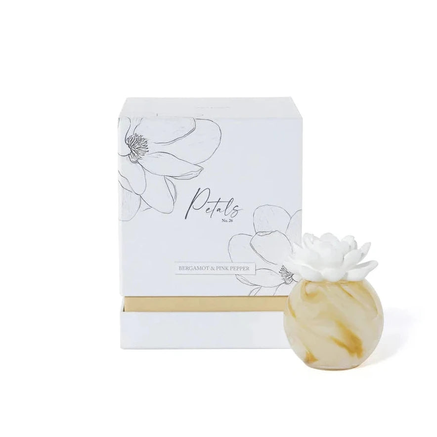Petals porcelain reed diffuser, small size