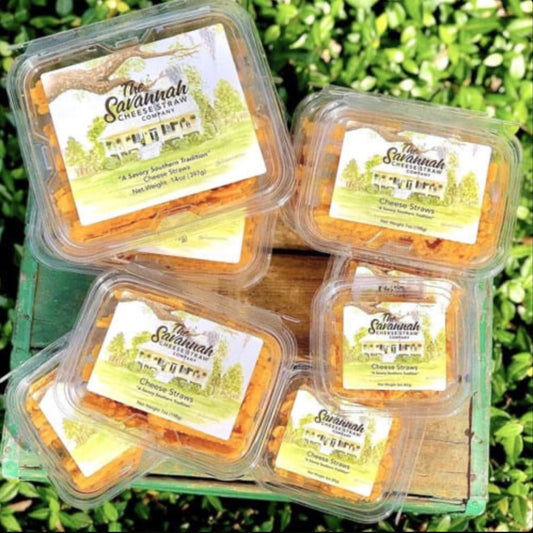 Southern cheese straws, medium size, in packaging