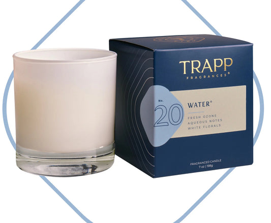 Water poured candle, 7 oz